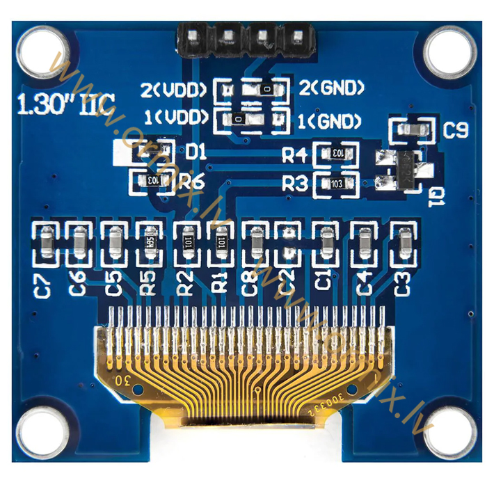 OLED I2C 1.3 collu